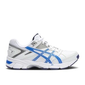 ASICS Gel-190TR Women's Size 5 White/ Malibu Blue/Silver  Sneakers Shoes